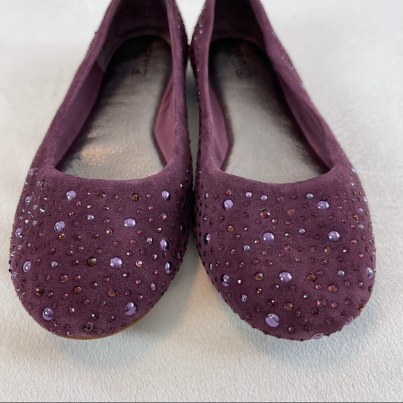 Sperry Suede Rhinestone Embellished Flat Shoes - Picture 10 of 13